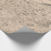 ヴィンテージケンタッキーの地図（1873年） ラッピングペーパー (コーナー)