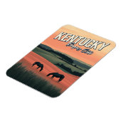 ヴィンテージケンタッキー旅行 マグネット (左側)