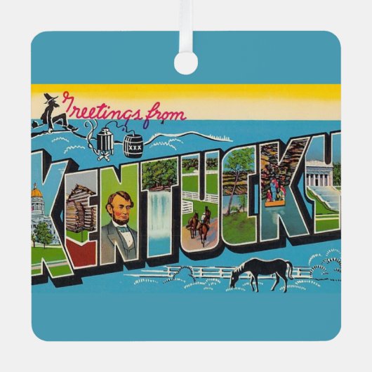 ヴィンテージケンタッキー メタルオーナメント (正面)