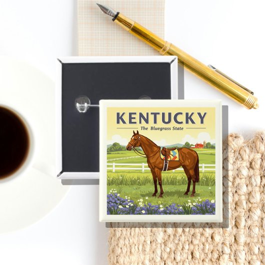 ヴィンテージケンタッキー 缶バッジ