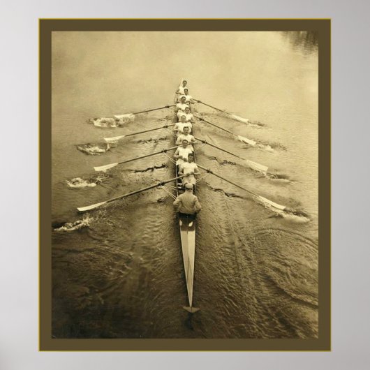 ヴィンテージケンブリッジクルー1910-1915 ポスター (正面)