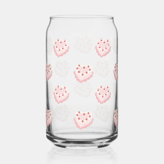 ヴィンテージケーキガラスカップ ガラス缶