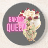 ヴィンテージケーキベーキング女王 コースター (正面)