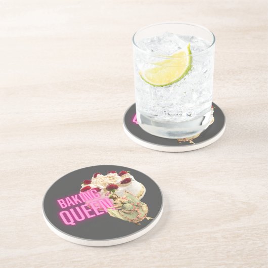 ヴィンテージケーキベーキング女王 コースター (側面)