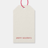 ヴィンテージケーキミキサーホリデーベーカーズオフ白 ギフトタグ (裏面)