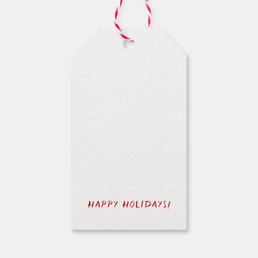 ヴィンテージケーキミキサーホリデーベーカーズ ギフトタグ (裏面)