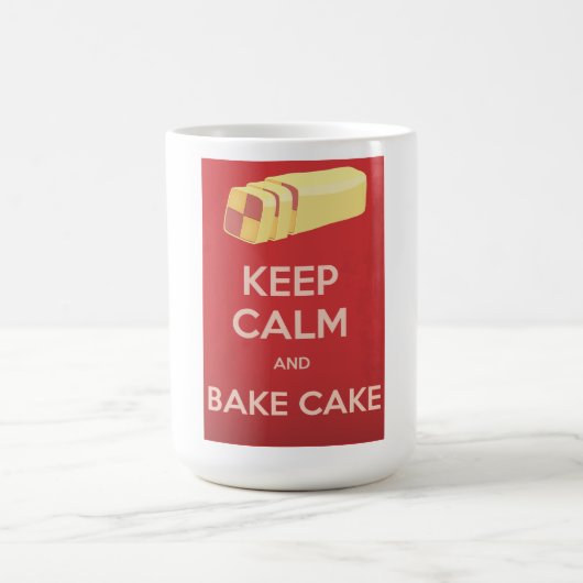 ヴィンテージケーキ柄 コーヒーマグカップ (中央)