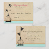 ヴィンテージケージ座席表（メニュー選択あり） プレイスカード (正面/裏面)