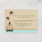 ヴィンテージケージ座席表（メニュー選択あり） プレイスカード (裏面)