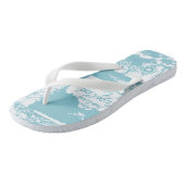 ヴィンテージケープコッドの地図 ビーチサンダル (アングル)