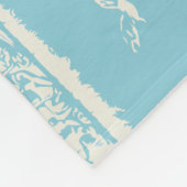 ヴィンテージケープコッドの地図 フリースブランケット (角)