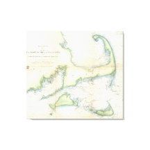 ヴィンテージケープコッドの地図(1857)