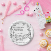 ヴィンテージケープコッドの地図(1890) ペーパープレート (パーティー)