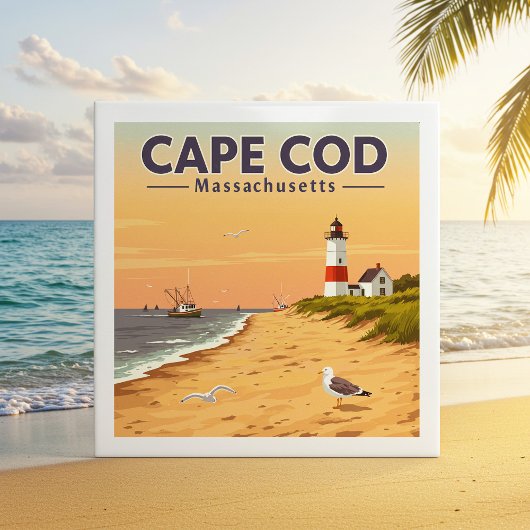 ヴィンテージケープコッドマサチューセッツ タイル