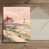 ヴィンテージケープメイニュージャージービーチ ポストカード