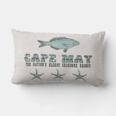 ヴィンテージケープメイ最古シーショアリゾートNJ ランバークッション (裏面)