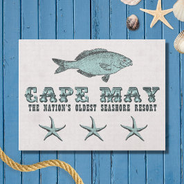 ヴィンテージケープメイNJ最古シーショアリゾートビーチ ポストカード