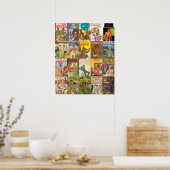 ヴィンテージゲイパルプフィクションコラージバージョン2 ポスター (キッチン)