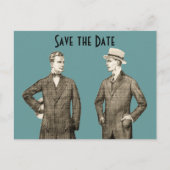 ヴィンテージゲイ日付の保存 案内ポストカード (正面)