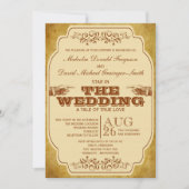 ヴィンテージゲイ結婚の劇場制作 招待状 (正面)