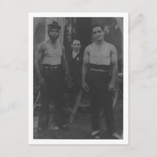 ヴィンテージゲイ興味アクロバット ポストカード