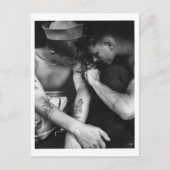 ヴィンテージゲイ興味タトゥーを持つ水夫のハンク ポストカード (正面)