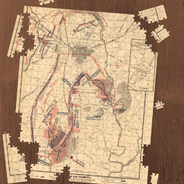 ヴィンテージゲチスバーグとその周辺の地図,1863年7月 ジグソーパズル