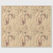 ヴィンテージゲチスバーグとその周辺の地図,1863年7月 ラッピングペーパー (フラット)