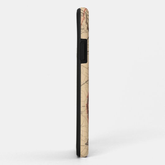 ヴィンテージゲチスバーグとその周辺の地図,1863年7月 Case-Mate iPhoneケース (裏面/右)
