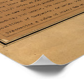 ヴィンテージゲチスバーグ戦場の地図(1898) ポスター (角)