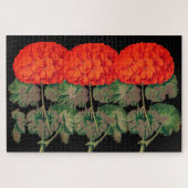 ヴィンテージゲラニウム – はっきりしたフローラ ジグソーパズル (横)