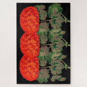 ヴィンテージゲラニウム – はっきりしたフローラ ジグソーパズル (縦)