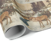 ヴィンテージゲルダとトナカイby Edmund Dulac ラッピングペーパー (ロールコーナー)