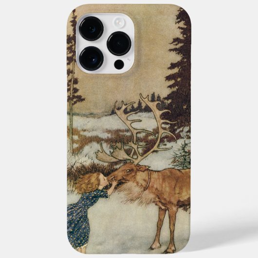 ヴィンテージゲルダとトナカイby Edmund Dulac Case-Mate iPhoneケース (裏面)