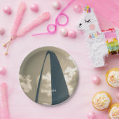 ヴィンテージゲートウェイアーチ ペーパープレート (パーティー)