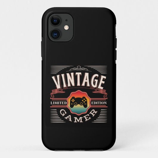 ヴィンテージゲーマー限定版 Case-Mate iPhoneケース (裏面)