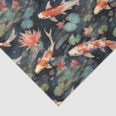 ヴィンテージコイ魚フローラ池の分離 薄葉紙 (詳細)