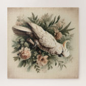 ヴィンテージコカトゥー絵画ボタニズ ジグソーパズル (横)