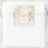 ヴィンテージコキトトロピカルパームツリー スクエアシール (バッグ)