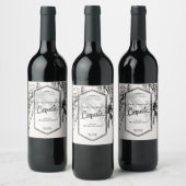 ヴィンテージコキトトロピカルパームツリー ワインラベル (ボトル)