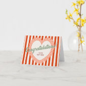 ヴィンテージコケッティおめでとう カード (黄色い花)