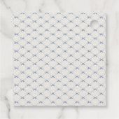 ヴィンテージコケットブルーボウフローラ フェイバータグ (裏面)