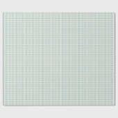 ヴィンテージコケットライトパステルティール(緑がかった色)ブルー水玉模様 ラッピングペーパー (フラット)