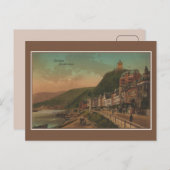 ヴィンテージコケムドイツモゼル遊歩道 ポストカード (正面/裏面)