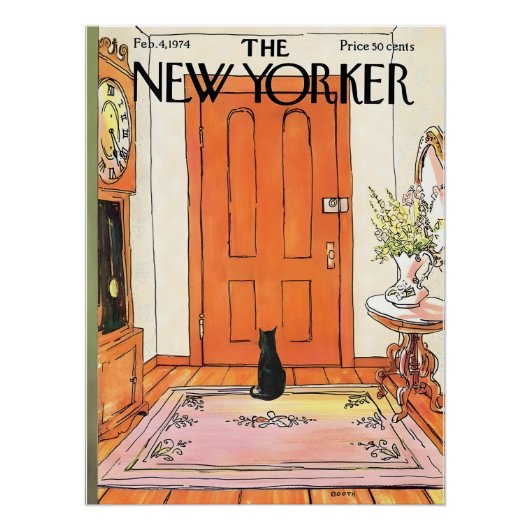 ヴィンテージコケ名門私立校風のット女子の光沢ポスター ポスター (正面)