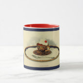 ヴィンテージココアチンツカップソースエレガントホットショコラ マグカップ (中央)