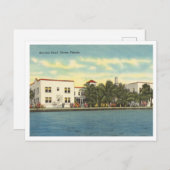 ヴィンテージココアフロリダブレバードホテル1940s ポストカード (正面/裏面)