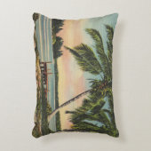 ヴィンテージココナッツパームズトロピカルブリーズサンセット アクセントクッション (正面(垂直))