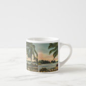 ヴィンテージココナッツパームズトロピカルブリーズサンセット エスプレッソカップ (右)