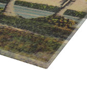 ヴィンテージココナッツパームズトロピカルブリーズサンセット カッティングボード (角)